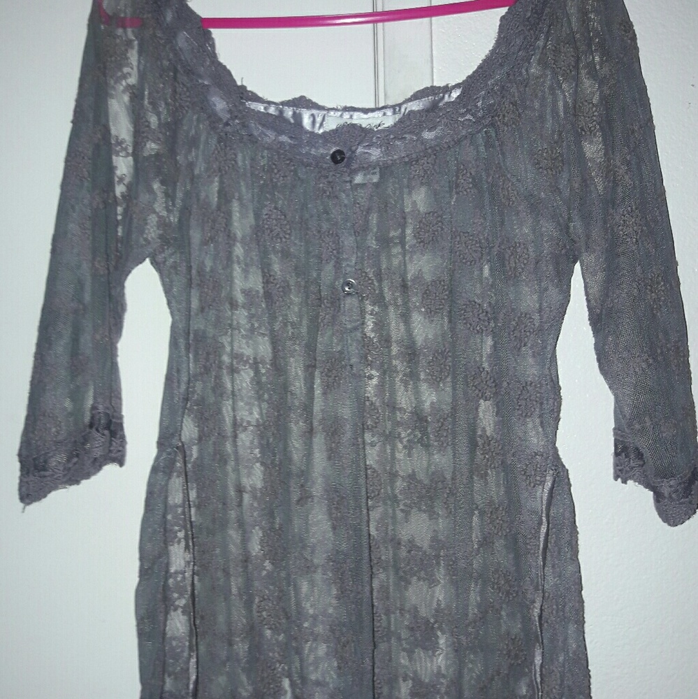 Ultra Pink lace top